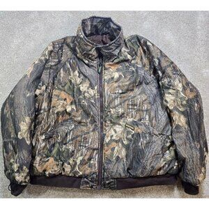 Remington Reversible Camo Jacket Windbreaker Mossy Oak Break Up Heavy Men's XL